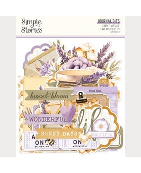 Simple Stories Simple Vintage Lavender Fields Journal Bits & Pieces (26428)
