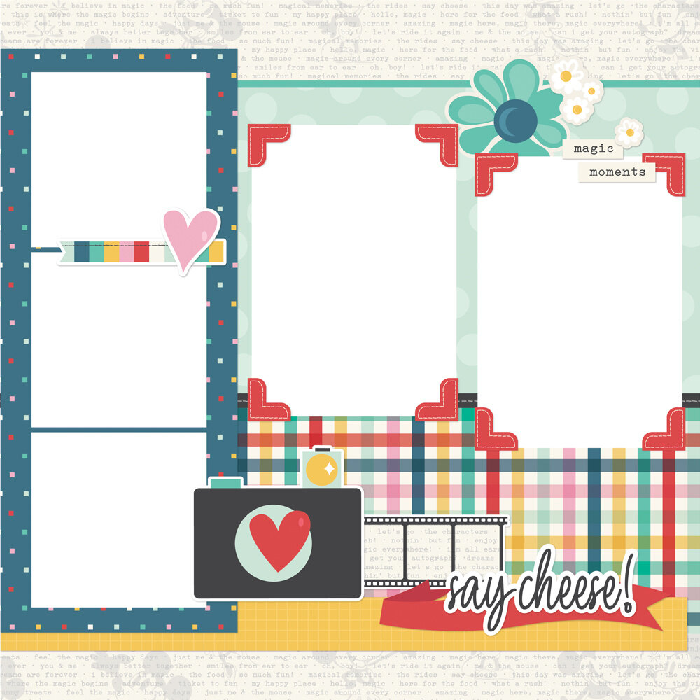 Simple Stories Say Cheese Happiest Place Simple Pages Kit (26238) Simple Stories Say Cheese Happiest Place Simple Pages Kit (26238)