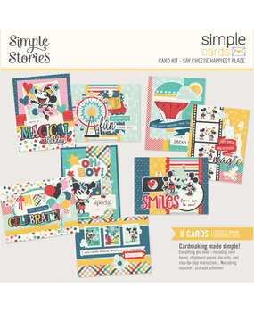 Simple Stories Say Cheese Happiest Place Simple Cards Kit (26237)