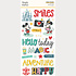 Say Cheese Happiest Place Foam Stickers (26230)