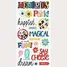 Simple Stories Say Cheese Happiest Place Foam Stickers (26230)