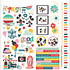 Say Cheese Happiest Place Cardstock Stickers Icons (26202)