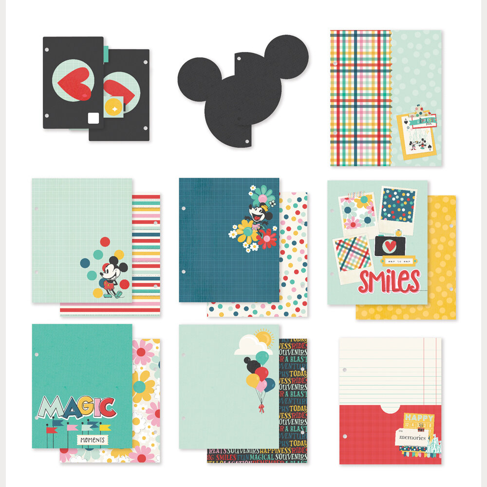 Simple Stories Say Cheese Happiest Place 6x8 Inch SN@P! Binder Inserts (26233) Simple Stories Say Cheese Happiest Place 6x8 Inch SN@P! Binder Inserts (26233)