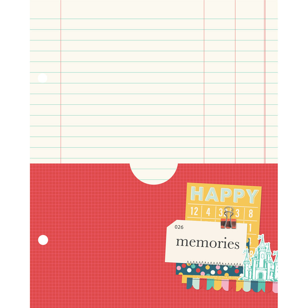 Simple Stories Say Cheese Happiest Place 6x8 Inch SN@P! Binder Inserts (26233) Simple Stories Say Cheese Happiest Place 6x8 Inch SN@P! Binder Inserts (26233)
