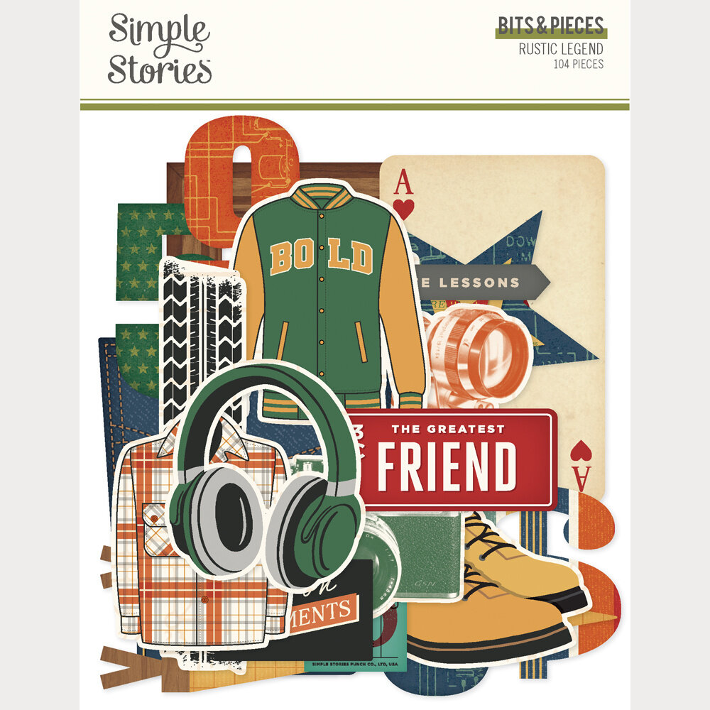 Simple Stories Rustic Legend Bits & Pieces (26619)