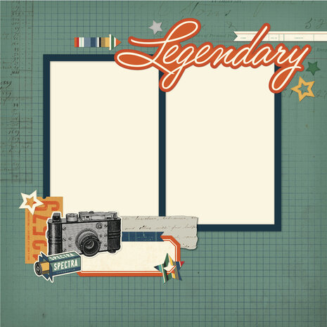 Simple Stories Rustic Legend Simple Pages Pieces (26625)