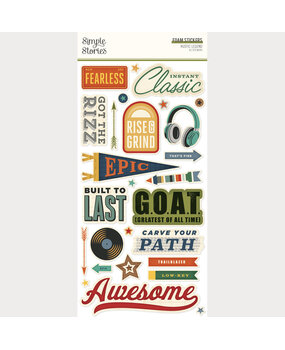 Simple Stories Rustic Legend Foam Stickers (26622)