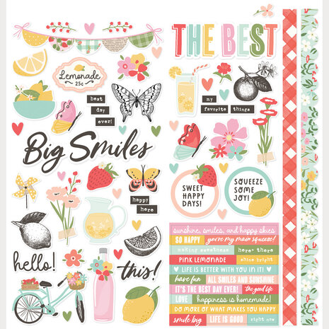 Simple Stories Pink Lemonade Collector's Essential Kit (26301)