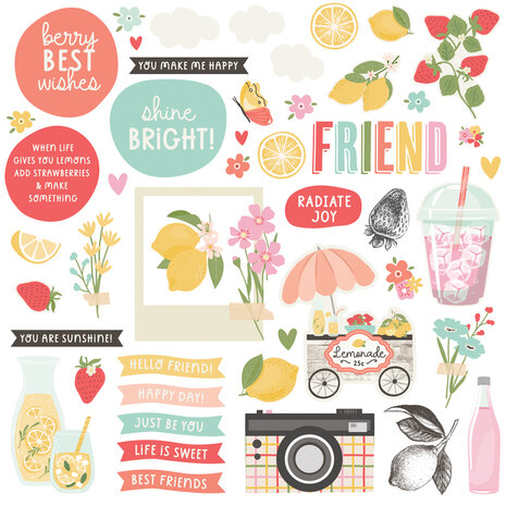 Simple Stories Pink Lemonade Simple Cards Kit (26326) Simple Stories Pink Lemonade Simple Cards Kit (26326)