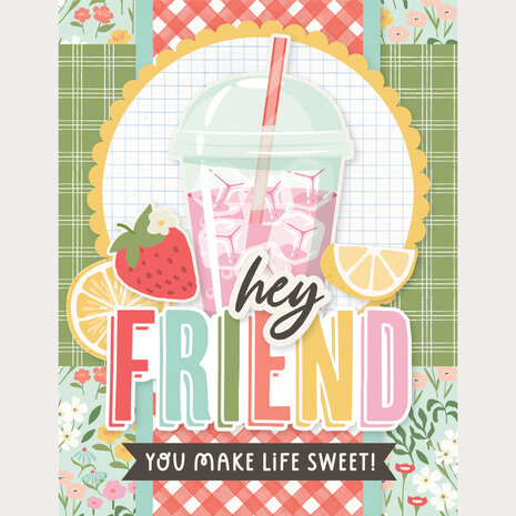 Simple Stories Pink Lemonade Simple Cards Kit (26326) Simple Stories Pink Lemonade Simple Cards Kit (26326)