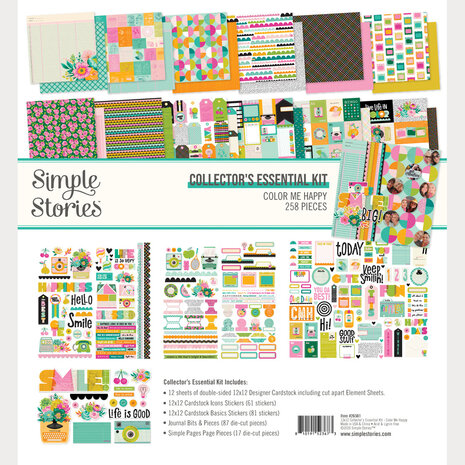 Simple Stories Color Me Happy Collector's Essential Kit (26501) Simple Stories Color Me Happy Collector's Essential Kit (26501)