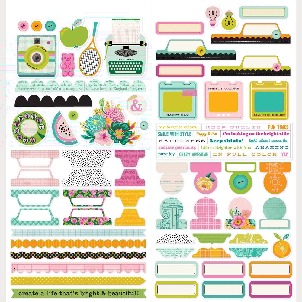 Simple Stories Color Me Happy Collector's Essential Kit (26501) Simple Stories Color Me Happy Collector's Essential Kit (26501)