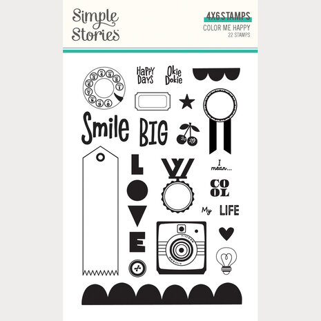 Simple Stories Color Me Happy Stamps (26517)