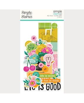 Simple Stories Color Me Happy Simple Pages Pieces (26525)