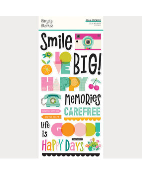 Simple Stories Color Me Happy Foam Stickers (26522)