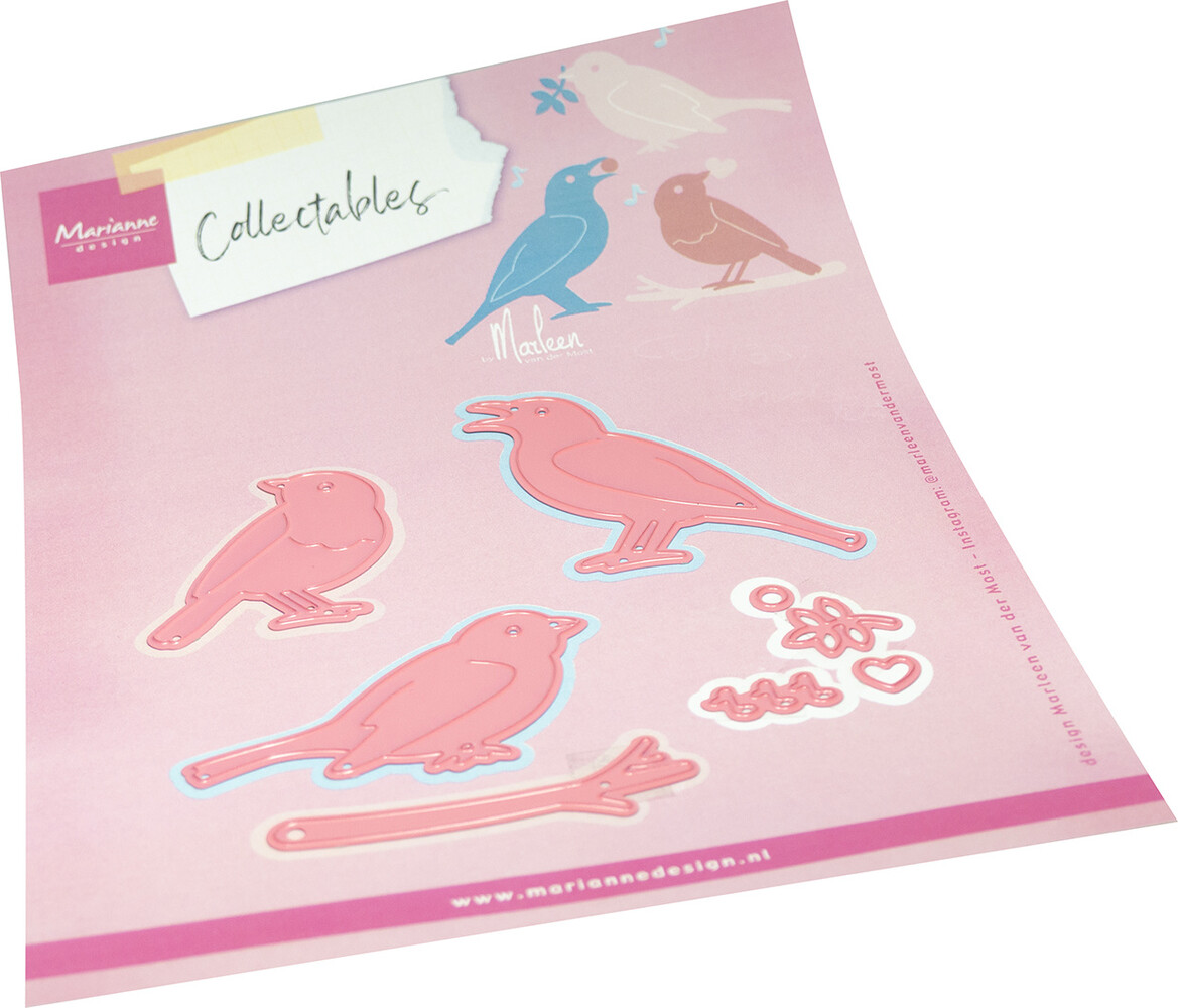 Marianne Design Collectables Birds by Marleen (COL1583)