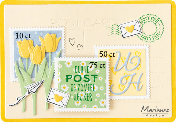 Marianne Design Craftables Die Tulip by Marleen (CR1727)