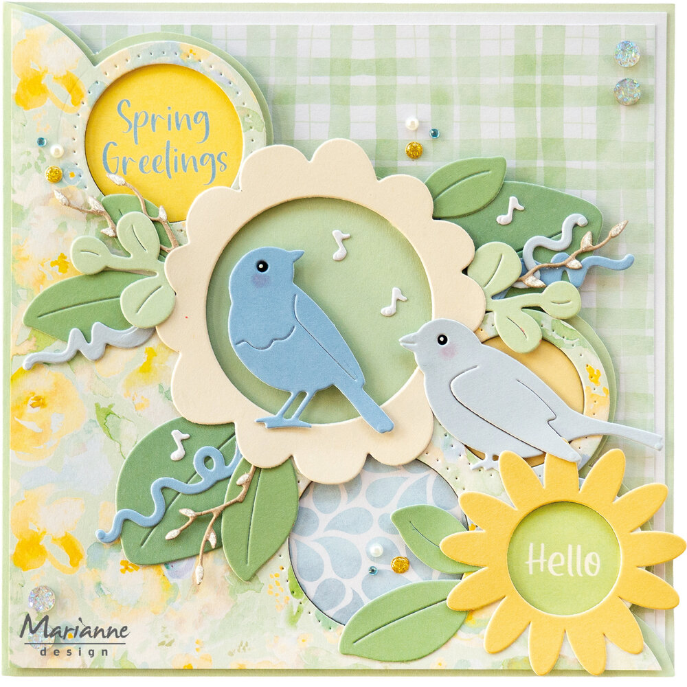 Marianne Design Collectables Birds by Marleen (COL1583)