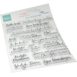 Marianne Design Clear Stamps Lentegroetjes by Marleen (CS1193)