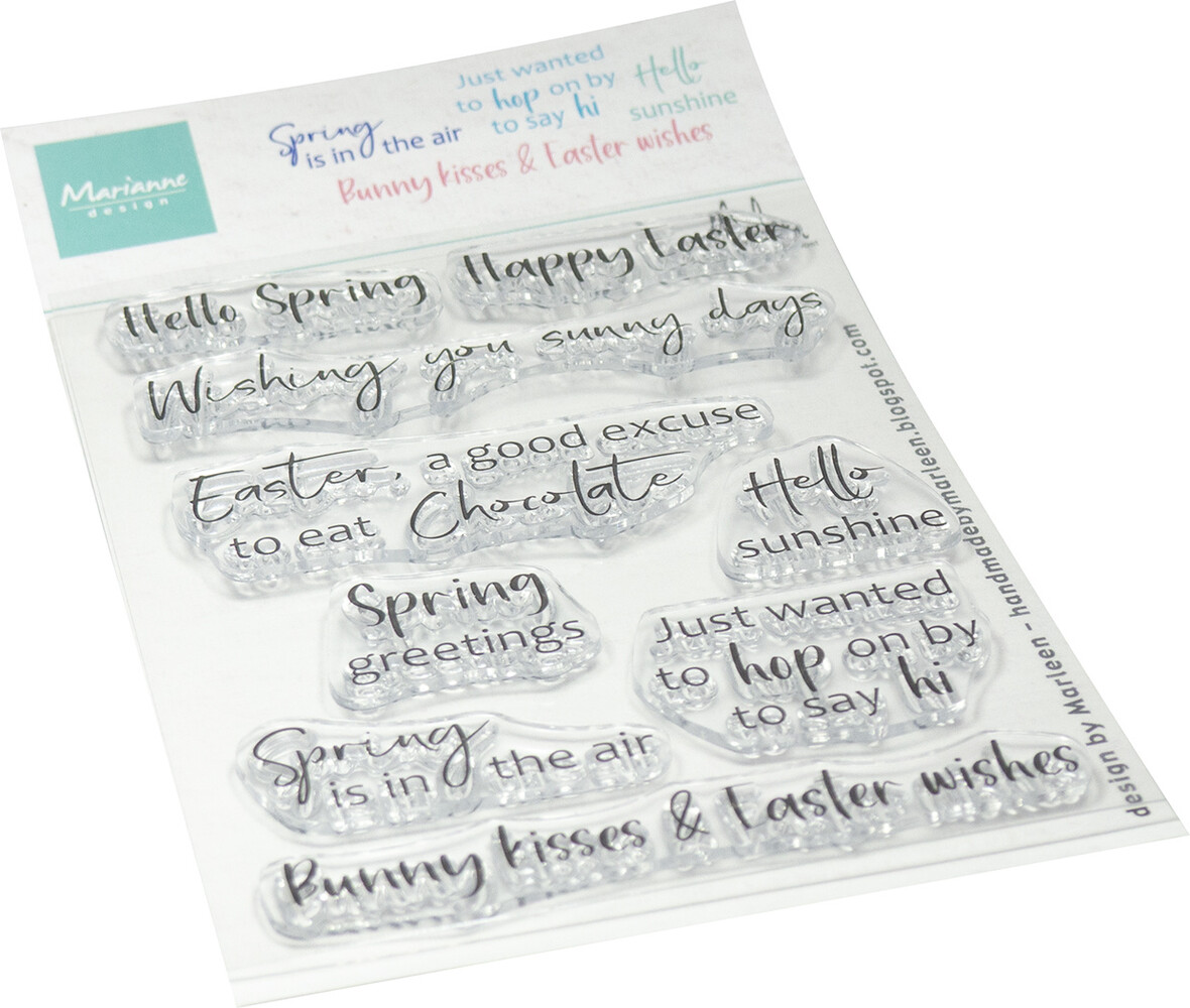 Marianne Design Clear Stamps Spring is in the Air by Marleen (CS1194)