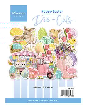 Marianne Design Die-cuts Happy Easter (35pcs) (VK9644)