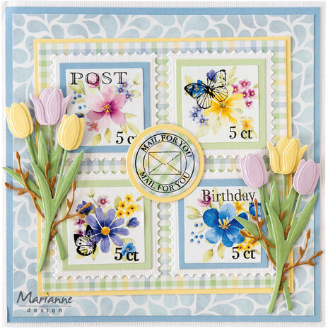 Marianne Design Decoupage Sheet A4 Flowers (VK9646)
