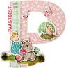 Marianne Design Craft Stencil P-Letter (PS8148) (DISCONTINUED)