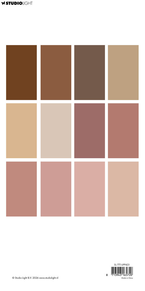 Studio Light Teddy's Tea Time Unicolor Paper Pad (SL-TTT-UPP423)