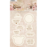 Studio Light Teddy's Tea Time Clear Stamp Bear Gift Bag Tag Accesories (SL-TTT-STAMP924)