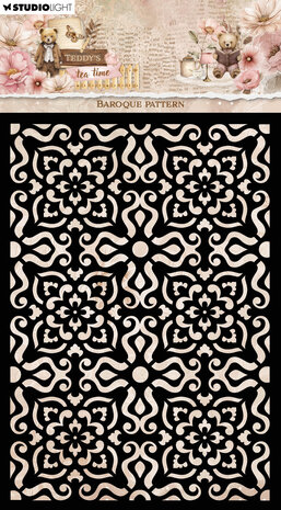 Studio Light Teddy's Tea Time Mask Baroque Pattern (SL-TTT-MASK389)