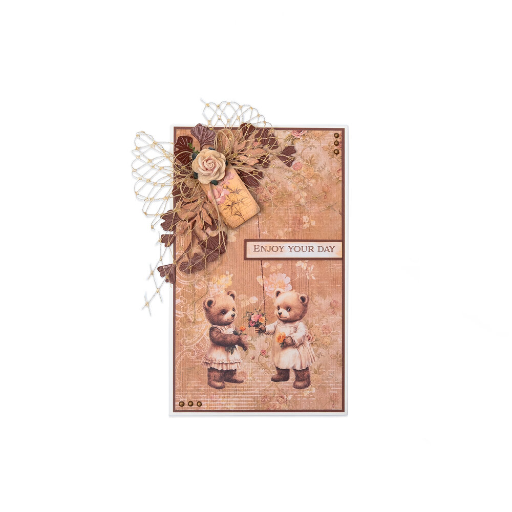 Studio Light Teddy's Tea Time Design Paper Pad (SL-TTT-DPP422)