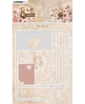 Studio Light Teddy's Tea Time Cutting Die Bear Gift Bag (SL-TTT-CD1080)