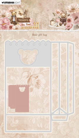Studio Light Teddy's Tea Time Cutting Die Bear Gift Bag (SL-TTT-CD1080)