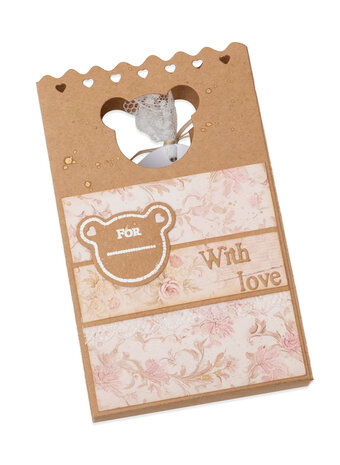 Studio Light Teddy's Tea Time Cutting Die Bear Gift Bag (SL-TTT-CD1080)