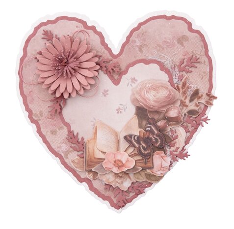 Studio Light Torn Edge Cutting Die Torn Heart Shape (SL-ES-CD1100)