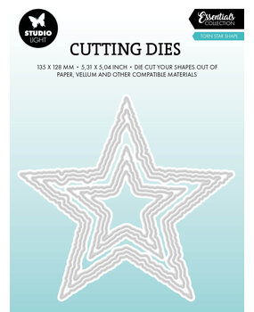 Studio Light Torn Edge Cutting Die Torn Star Shape (SL-ES-CD1099)