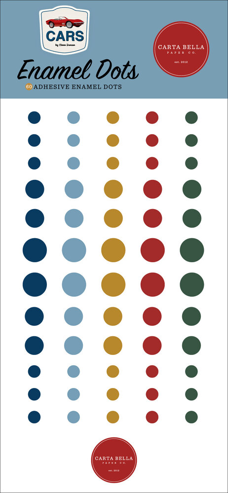 Carta Bella Cars Enamel Dots (CBCAR491028)