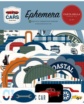 Carta Bella Cars Ephemera (CBCAR491024)