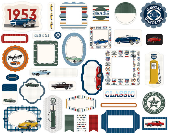 Carta Bella Cars Ephemera (CBCAR491024) Carta Bella Cars Ephemera (CBCAR491024)