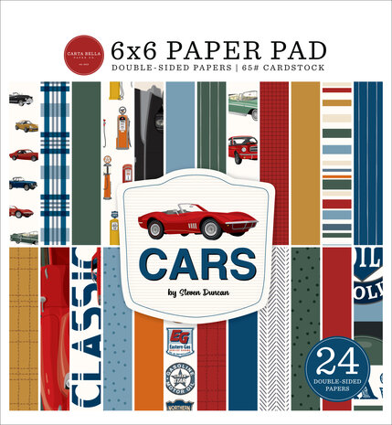 Carta Bella Cars 6x6 Inch Paper Pad (CBCAR491023)