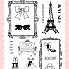 Carta Bella French Girl Designer Stamps Paris Days Stamp Set (CBFG490045)