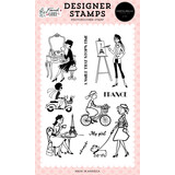 Carta Bella French Girl Designer Stamps My French Girl (CBFG490044)