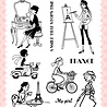 Carta Bella French Girl Designer Stamps My French Girl (CBFG490044) Carta Bella French Girl Designer Stamps My French Girl (CBFG490044)