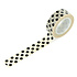 French Girl Washi Tape Big Black Polka Dot (CBFG490037)