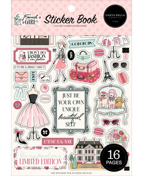 Carta Bella French Girl Sticker Book (CBFG490029)