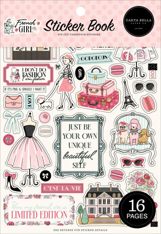 Carta Bella French Girl Sticker Book (CBFG490029)