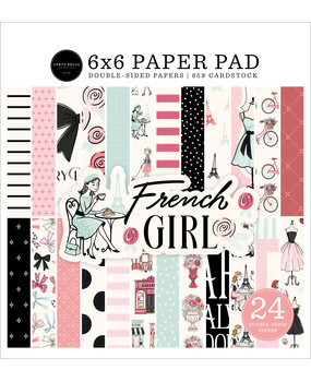 Carta Bella French Girl 6x6 Inch Paper Pad (CBFG490023)
