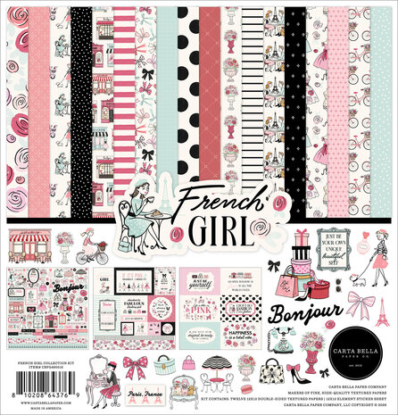 Carta Bella French Girl 12x12 Inch Collection Kit (CBFG490016)