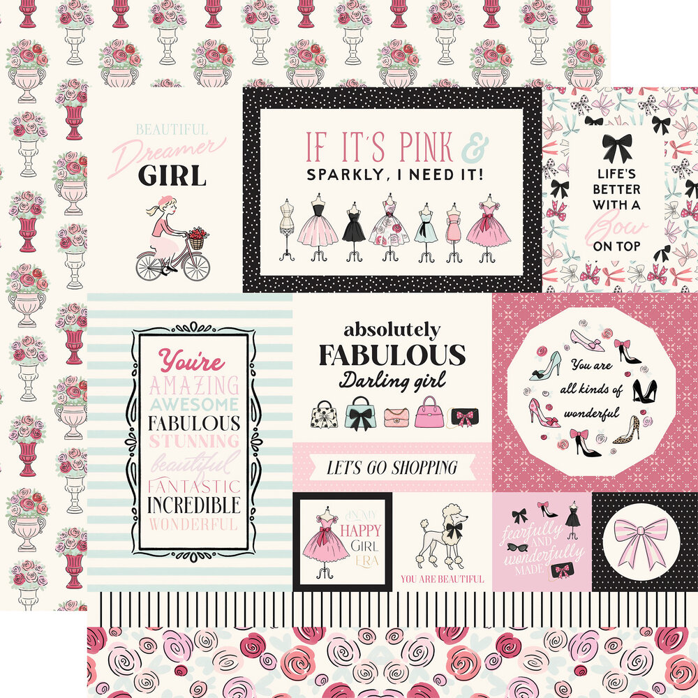 Carta Bella French Girl 12x12 Inch Collection Kit (CBFG490016)