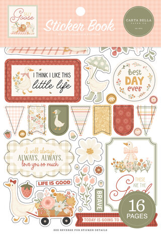 Carta Bella Silly Goose Sticker Book (CBGOO488029)